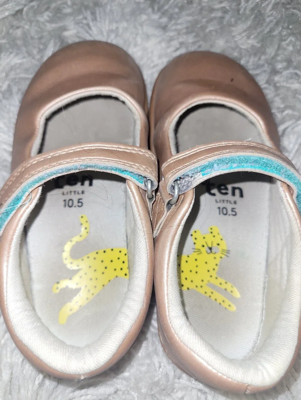 Ten Little Girls' Pink and Rose Gold Casual Shoes - Velcro & Mary Jane Styles